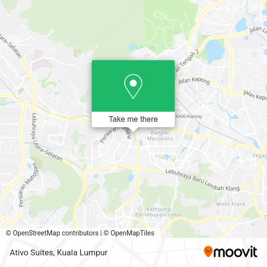 Ativo Suites map
