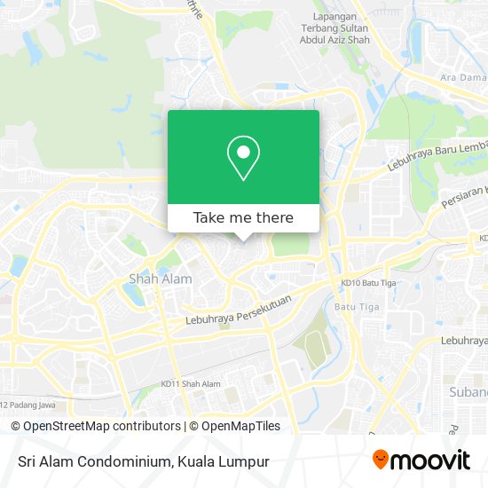 Sri Alam Condominium map