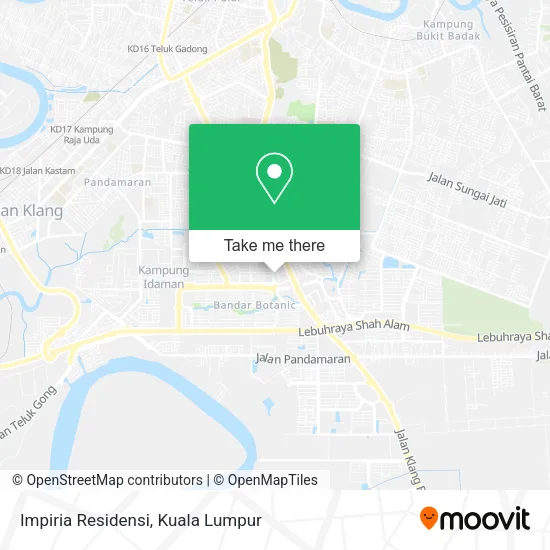 Impiria Residensi map