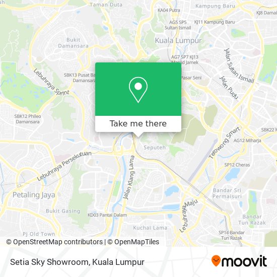 Setia Sky Showroom map