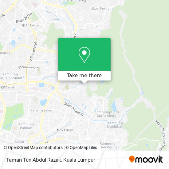 Taman Tun Abdul Razak map