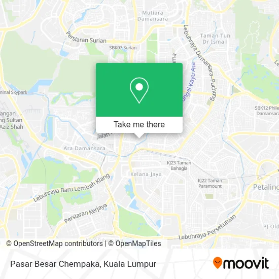 Pasar Besar Chempaka map