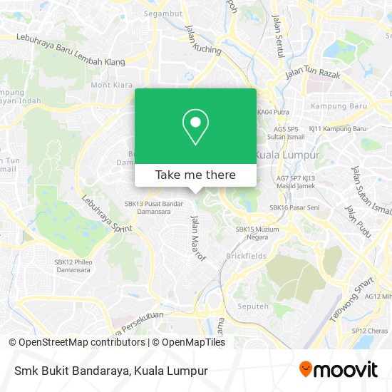 Peta Smk Bukit Bandaraya