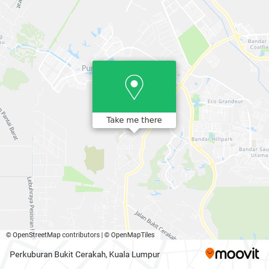 Peta Perkuburan Bukit Cerakah