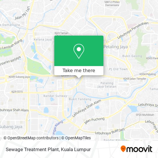 Sewage Treatment Plant map