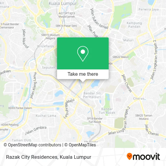 Razak City Residences map