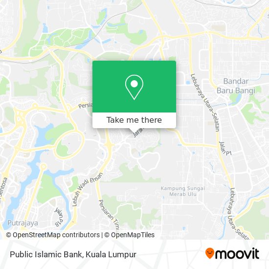 Public Islamic Bank map