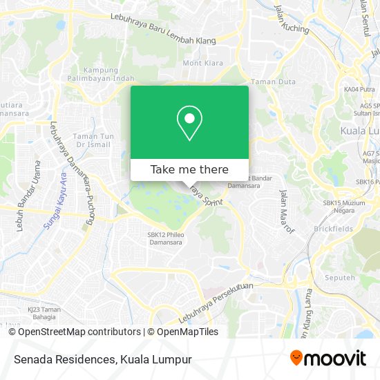 Peta Senada Residences