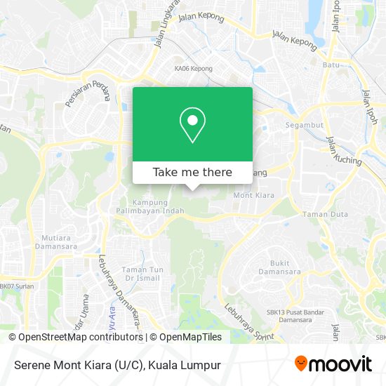 Serene Mont Kiara (U/C) map