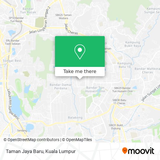 Taman Jaya Baru map