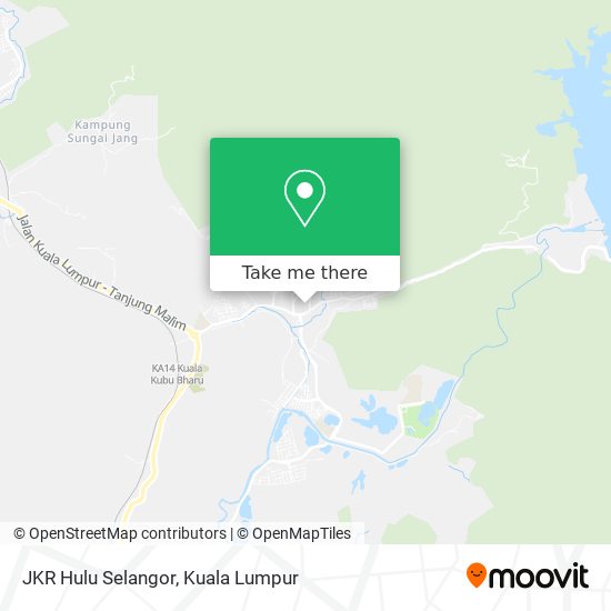 JKR Hulu Selangor map