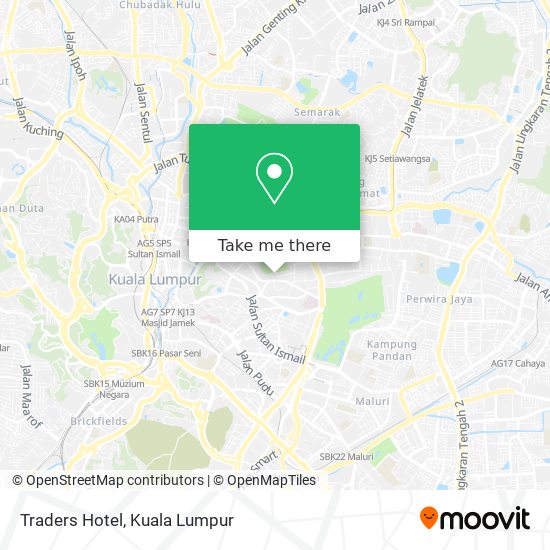 Traders Hotel map