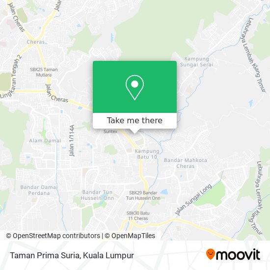 Taman Prima Suria map