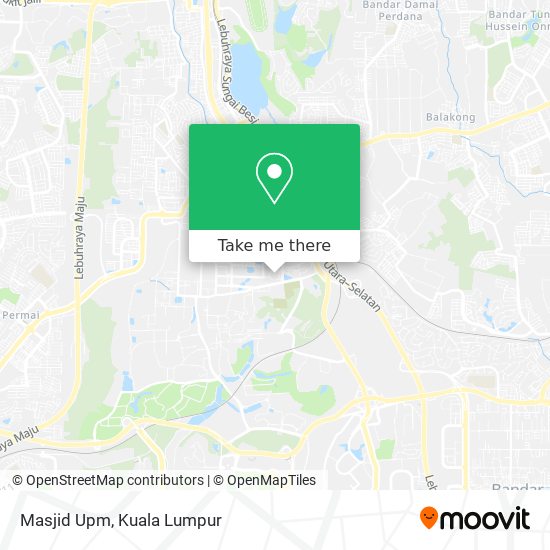 Masjid Upm map