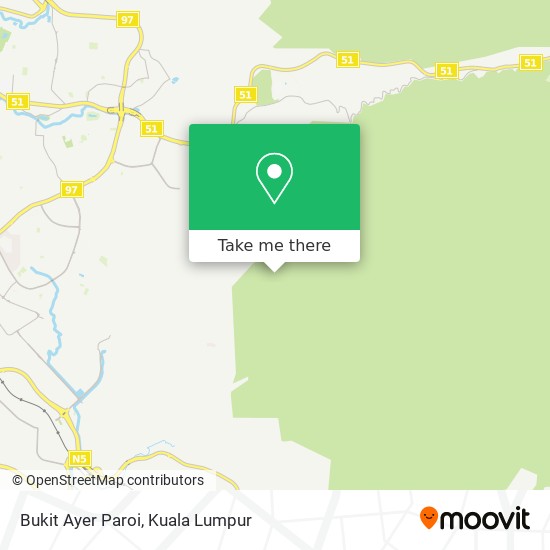 Peta Bukit Ayer Paroi