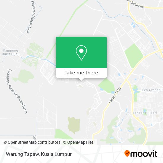 Warung Tapaw map