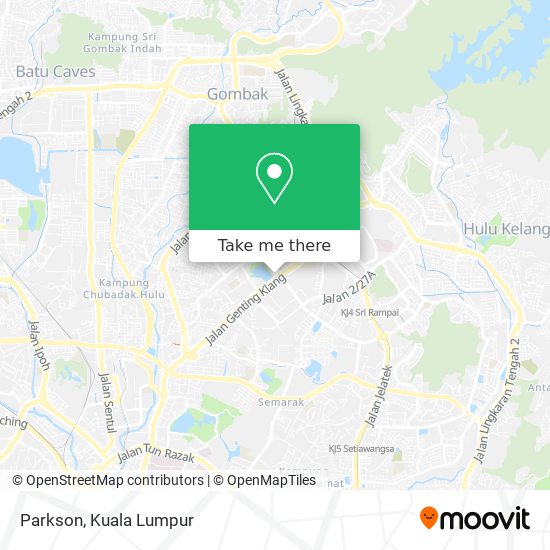 Parkson map