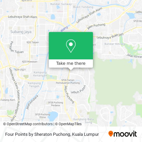 Four Points by Sheraton Puchong map
