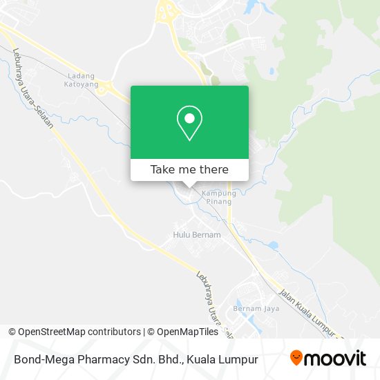 Peta Bond-Mega Pharmacy Sdn. Bhd.