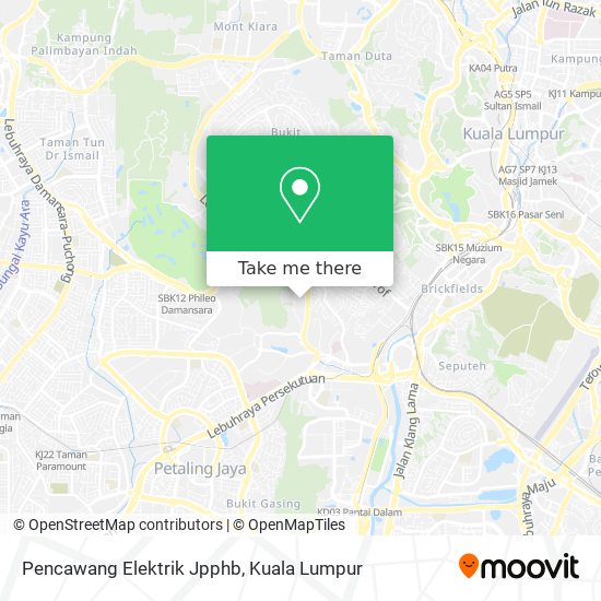 Pencawang Elektrik Jpphb map
