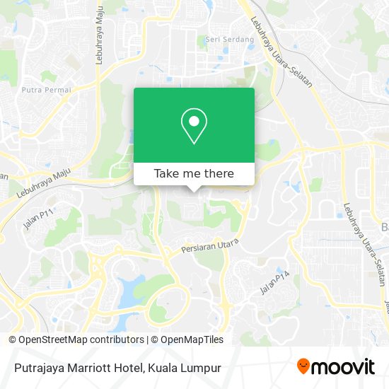 Peta Putrajaya Marriott Hotel