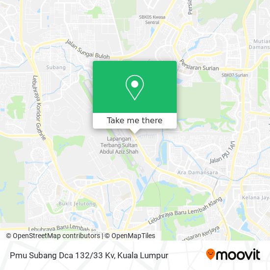 Pmu Subang Dca 132/33 Kv map