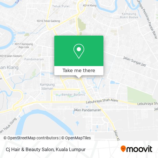 Cj Hair & Beauty Salon map