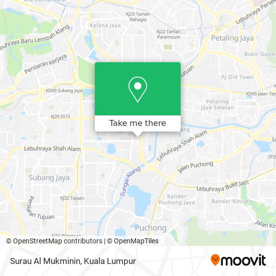 Surau Al Mukminin map