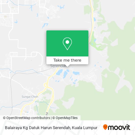 Balairaya Kg Datuk Harun Serendah map