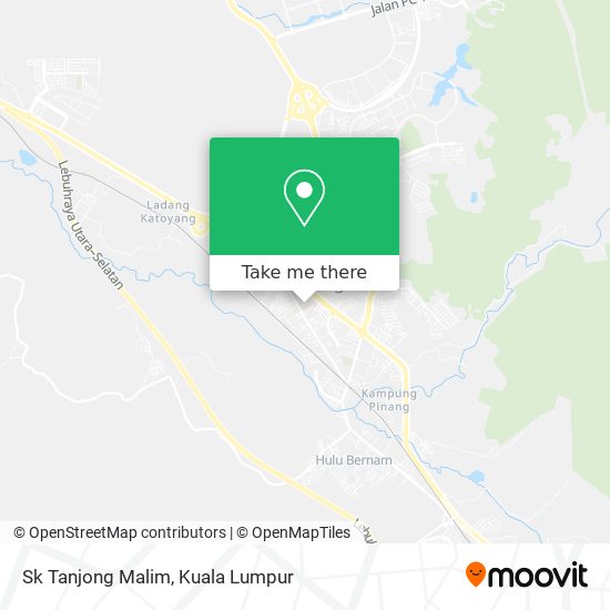 Peta Sk Tanjong Malim