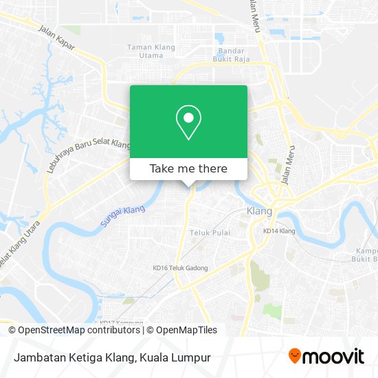 Peta Jambatan Ketiga Klang