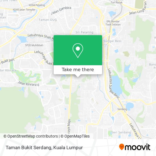 Taman Bukit Serdang map