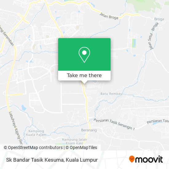 Peta Sk Bandar Tasik Kesuma