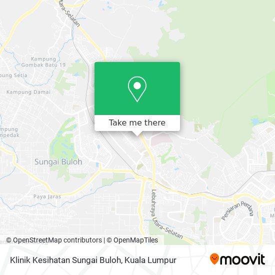 Klinik Kesihatan Sungai Buloh map