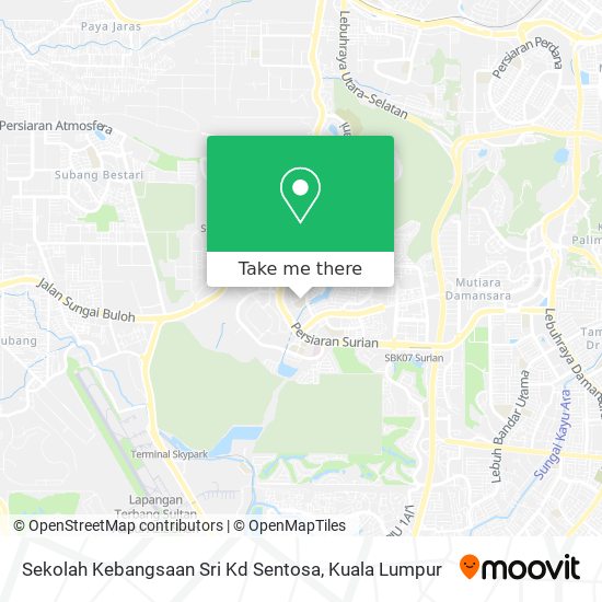 Sekolah Kebangsaan Sri Kd Sentosa map