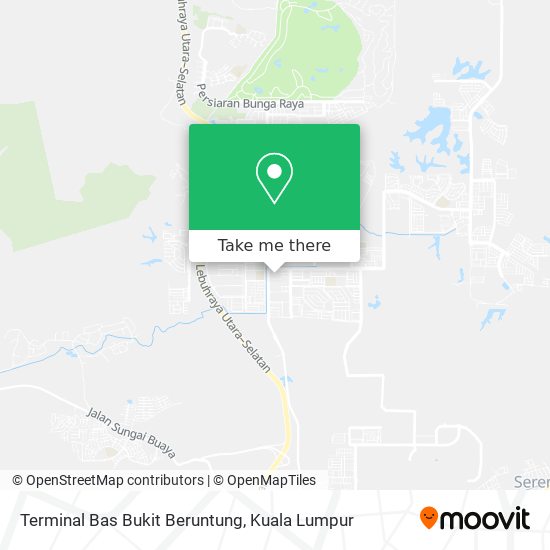 Terminal Bas Bukit Beruntung map