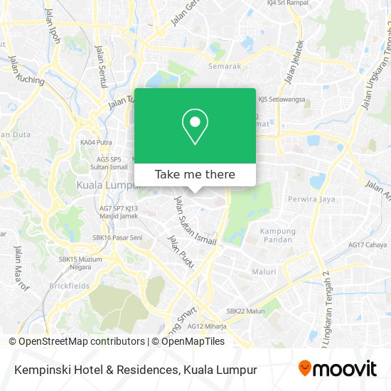 Kempinski Hotel & Residences map