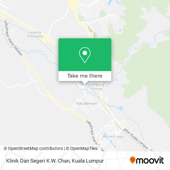 Klinik Dan Segeri K.W. Chan map