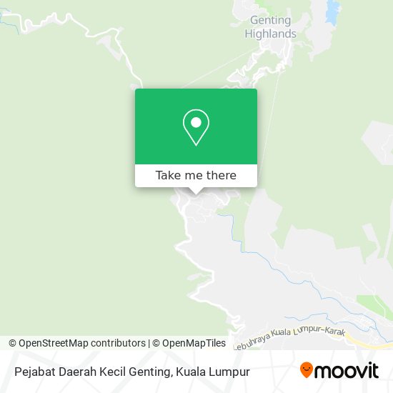 Pejabat Daerah Kecil Genting map