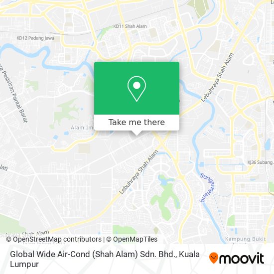 Global Wide Air-Cond (Shah Alam) Sdn. Bhd. map