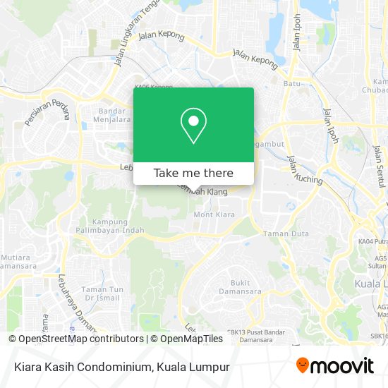 Kiara Kasih Condominium map