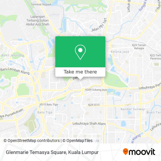 Glenmarie Temasya Square map
