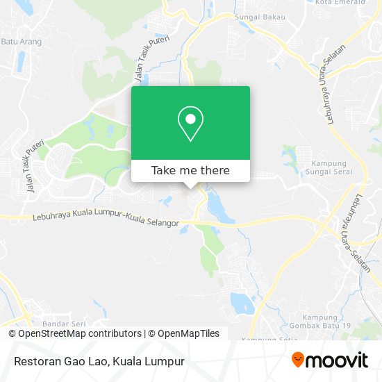 Peta Restoran Gao Lao
