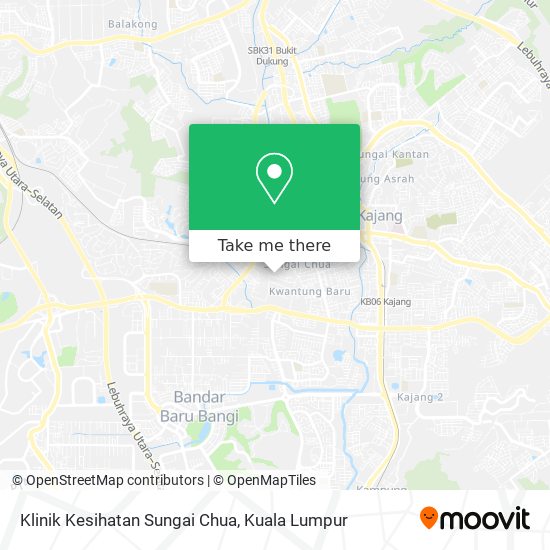 Peta Klinik Kesihatan Sungai Chua