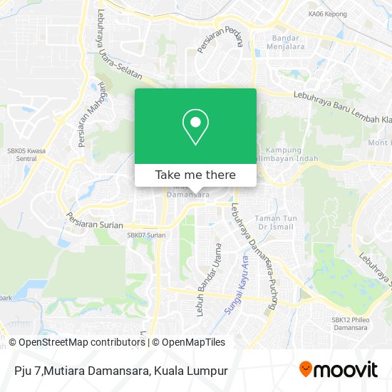Pju 7,Mutiara Damansara map