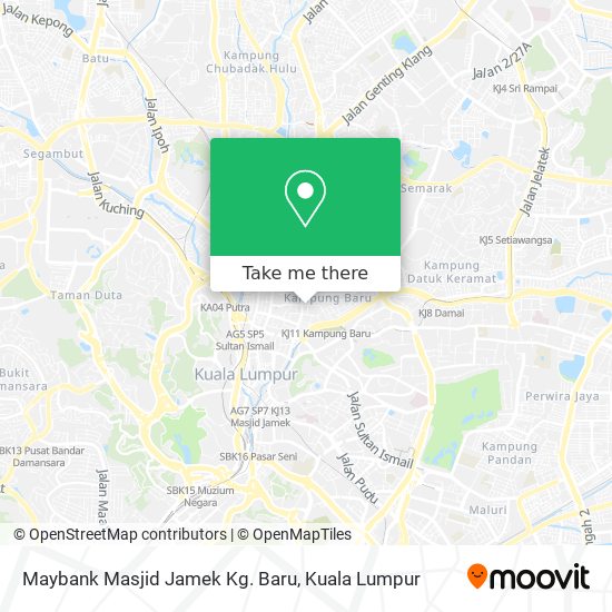 Peta Maybank Masjid Jamek Kg. Baru