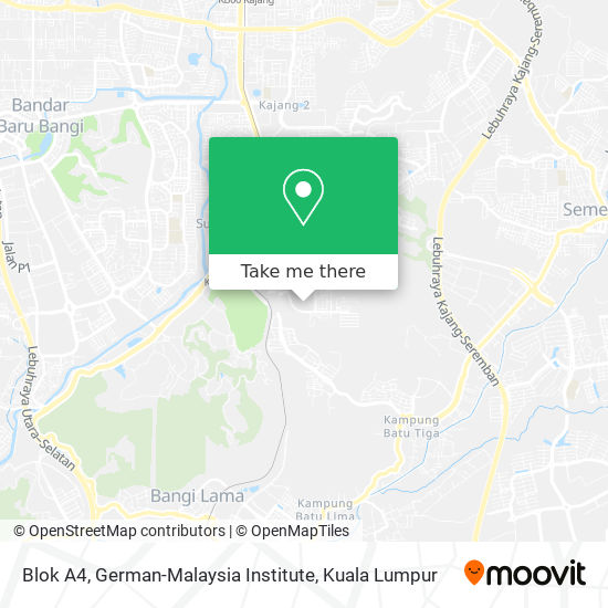 Peta Blok A4, German-Malaysia Institute