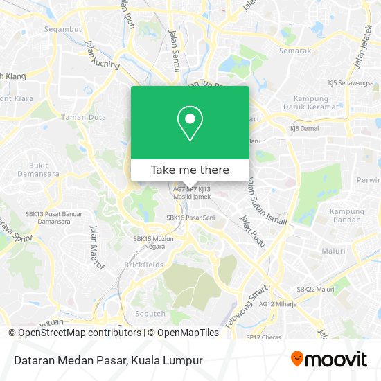 Peta Dataran Medan Pasar