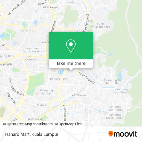 Hanaro Mart map