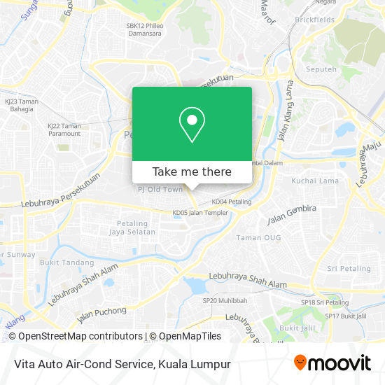 Vita Auto Air-Cond Service map